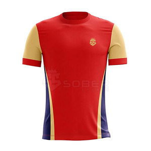 Men's Soccer Jersey 100% Polyester Custom Logo Design Customized Color Team Name High Quality Wholesale Price OEM Service - Product Image 1