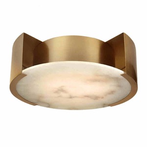 Luminaire suspendu moderne, simple, créatif et luxueux pour escalier d'hôtel, salon, tube linéaire LED <span class=keywords><strong>en</strong></span> <span class=keywords><strong>laiton</strong></span> et albâtre - Product Image 4