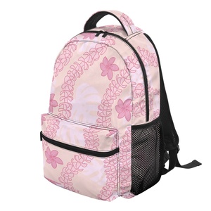 <span class=keywords><strong>Sac</strong></span> à <span class=keywords><strong>dos</strong></span> de sport imperméable en polyester à fermeture éclair, tendance, pour l'extérieur, imprimé fleurs d'hibiscus hawaïennes Puakenikeni, en promotion - Product Image 5