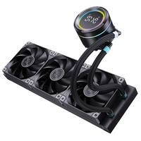 SNOWMAN Haute Performance Noir AIO CPU Liquid Cooler Qualité Gaming PC Système de refroidissement par eau de bureau avec ventilateurs et refroidissement