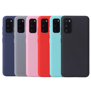 Ultra delgado Color caramelo suave de silicona TPU mate cubierta de la caja del teléfono para Samsung <span class=keywords><strong>Galaxy</strong></span> S20 <span class=keywords><strong>S</strong></span> <span class=keywords><strong>20</strong></span> Plus - Product Image 1