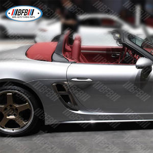 Piezas del cuerpo del guardabarros de la rejilla de ventilación lateral de fibra de carbono Real para <span class=keywords><strong>Porsche</strong></span> <span class=keywords><strong>718</strong></span> Spyder <span class=keywords><strong>Boxster</strong></span> <span class=keywords><strong>GTS</strong></span> 2016-2022 - Product Image 2