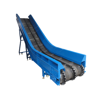 <strong>Inclined</strong> <strong>Belt</strong> <strong>Conveyor</strong> with Skirt Edge, Heavy Duty Edge-Guarded <strong>Conveyor</strong> for Mining Cement Plant - Product Image 3