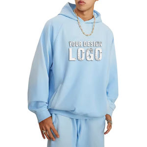 High Street Heavyweight Gradient Color Plus Size Men's <b>Hoodie</b> America Fashion Drop Shoulder Pullover Loose Hoodies for Men - Product Image 5