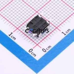 TS-1047A-A38B2-D2 Tactile Switch SMD,6.2x6.4mm Switch Single Pole Single Throw Round Button 1.8N Vertical Mount - Product Image 2