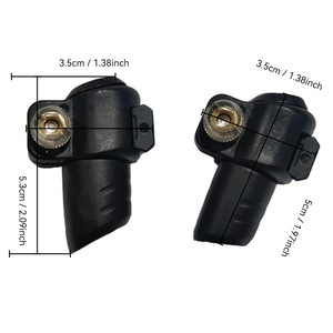 Boucle de verrouillage pour bâton de trekking Cleye 3,5 cm 5,3 cm en alliage d'aluminium, pince externe, accessoires de randonnée - Product Image 1