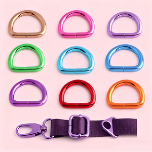 25mm tam giác nối vòng cho túi-hợp kim trang trí khóa clip cho DIY túi xách, ba lô Phụ kiện dây đeo - Product Image 5