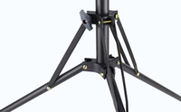 Tripod Light Stand lampu kamera profesional, dudukan lampu lipat terbalik