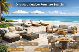 Mobilia esterna dell'hotel divano Chaise Lounge spiaggia piscina Patio Set <span class=keywords><strong>salotto</strong></span> <span class=keywords><strong>giardino</strong></span> - Product Image 4