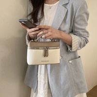 Sac à bandoulière carré moyen en PU motif litchi vintage pour femme, nouvelle collection 2026, élégant et tendance, avec fermeture éclair