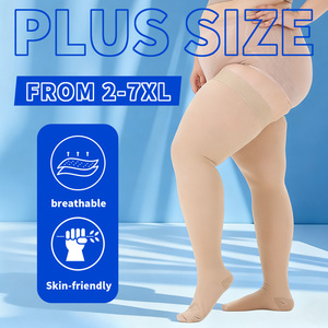 Medias <span class=keywords><strong>de</strong></span> compresión hasta el muslo con gradiente, antiembólicas, para mujer, uso médico hospitalario, CE en stock. Síntomas: Venas varicosas evidentes. - Product Image 1