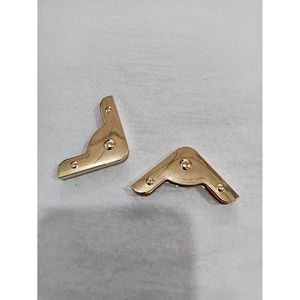 Clips de protection d'angle en acier inoxydable, 1 pouce, doré clair, pour sacs et boîtes cadeaux, résistants aux chocs - Product Image 4