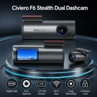 Caméra embarquée 360° sans fil WiFi HD 1080P avec enregistrement automatique, surveillance de stationnement 24h/24, vision nocturne et grand angle – Boîte noire de voiture