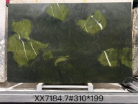 Dalles de marbre naturel poli moderne Centurymosaic Verde Acocado Green de 2 cm et 3 cm d'épaisseur pour plans de travail, dessus de table basse