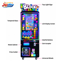 Joyplay Machine de jeu d'arcade commerciale à blocs tombants, machine à récompenses, machine de jeu de récompense par compétences, machine de jeu de superposition de briques