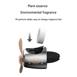 Désodorisant de voiture odeur dans l'évent de style diffuseur de Parfum ours en peluche rotatif Auto décoration intérieure accessoires Clip Parfum - Product Image 6