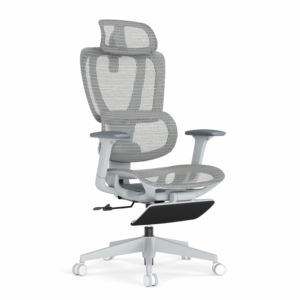 Chaise de bureau avec oreiller de soutien lombaire en maille Design réglable à dossier haut pour la maison et les utilisateurs obèses Qualité supérieure - Product Image 1