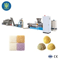Ligne de production d'équipements pour la transformation des céréales et la fabrication de riz instantané et nutritif en Chine