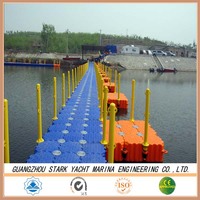 Plateforme flottante en HDPE, cubes flottants pour la construction de ponts ou de quais