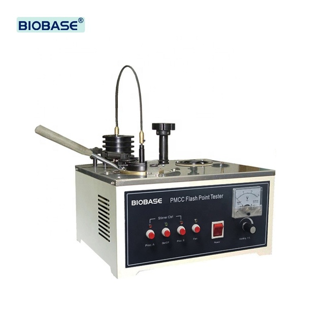 BIOBASE Closed Cup Flash Point Tester Compact Design Stainless Steel Tableboard for Petroleum Testing