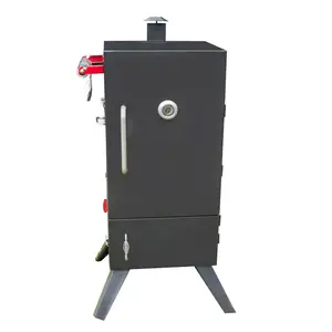 Smoker Stainless Steel Metal Grill Black Pallet Smoker Grill Wood Burning Smoker Grills For Outdoor Camping BBQ