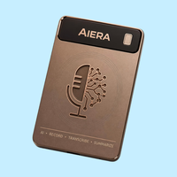 Enregistreur vocal numérique IA avec transcription vocale ChatGPT, appareil d'enregistrement de appels téléphoniques ultra-mince