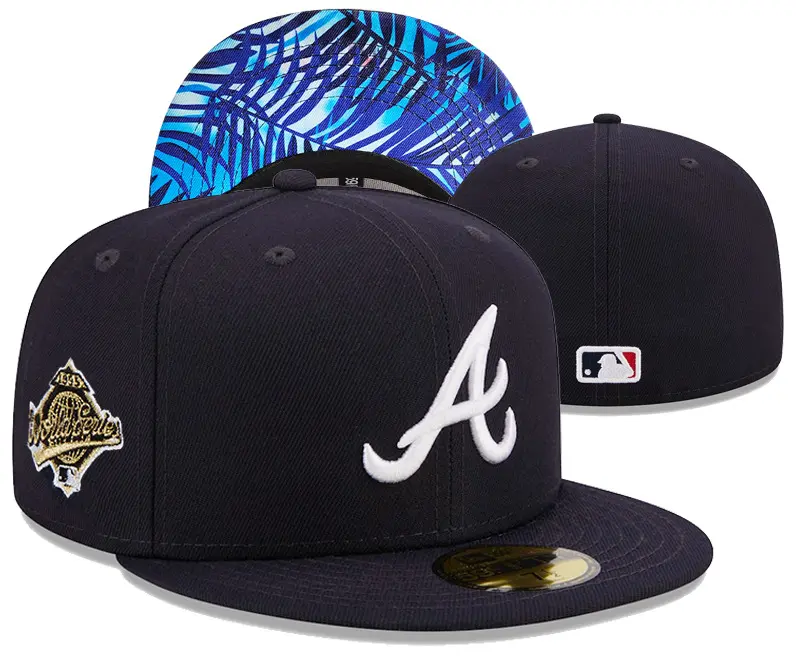 Nouveau Style en gros Design Original ère bord incurvé unisexe casquette de baseball designer réglable personnalisé Atlanta Braves chapeaux d'équipe