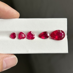 Đá Quý HQ Từ 6X8Mm Đến 10X15Mm Sản Phẩm Mới Hình Bát Giác Bồ Câu Tự Nhiên Màu Đỏ Hồng Ngọc Miến Điện - Product Image 6