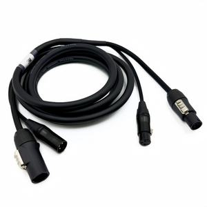 Câble hybride d'alimentation XLR 3P 4P <span class=keywords><strong>5P</strong></span>, contrôle de la lumière, Powercon True1, <span class=keywords><strong>DMX</strong></span>/signaux/microphone, câble combiné - Product Image 5