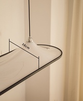 Nordique Vintage Simple Salle À Manger Lustres Acrylique Soucoupe Pendentif Lumières pour Chambre Maison LED Lampe