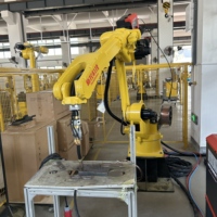 Robot de soudage contrôlé par PLC à 6 axes, haute vitesse, haute précision, pour le soudage à l'arc de l'aluminium et du cuivre, le meulage, le polissage et la manutention