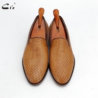 Chaussures de mariage respirantes faites à la main de haute qualité Cie Lo212 en cuir de veau marron pour hommes Automne/Hiver