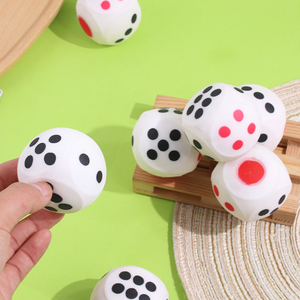 Slow Rising TPR Soft Dice Squishy <b>Toy</b> Sensory Fidget Stress Relief Anxiety Relaxation <b>Desk</b> <b>Toy</b> for Kids 14 Years & up - Product Image 4