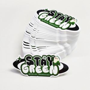 Autocollants personnalisés en vinyle PVC holographique découpés à la forme, résistants aux intempéries et aux UV, durables, autocollants adhésifs pour impression de logo d'entreprise - Product Image 3