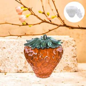 Molde <span class=keywords><strong>de</strong></span> silicona para tarro <span class=keywords><strong>de</strong></span> fresa <span class=keywords><strong>de</strong></span> 2 piezas con tapa, utilizado para cajas <span class=keywords><strong>de</strong></span> almacenamiento, candelabros, contenedores <span class=keywords><strong>de</strong></span> joyería <span class=keywords><strong>de</strong></span> dulces, <span class=keywords><strong>macetas</strong></span>, Hom - Product Image 5