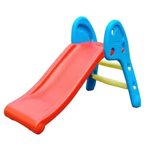 单幼儿幻灯片迷你室内后院塑料儿童折叠滑梯，迷你儿童折叠滑梯