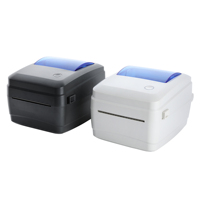 Impresora térmica de código de barras de 4 pulgadas de alta calidad, fábrica de China, etiqueta de billete de envío blanco, resolución de 203 PPP, tamaño máximo de papel de 120mm