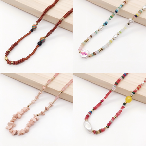 251102 TTM XUPING Collection de Colliers de Perles en Gros Chaîne en Acier Inoxydable pour Femme Bijoux Fantaisie Colorés et Polyvalents - Product Image 4