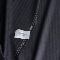 HARCHOY DRAPE Tissu en laine mérinos 100% importée, laine peignée lourde 360 g, doublure de veste tricotée biologique, motif teint en brossage, pour filles