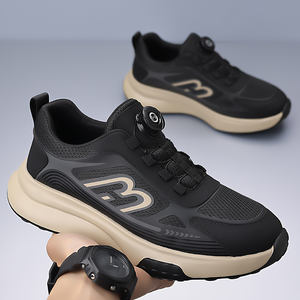 รองเท้ากีฬาลำลองคุณภาพสูงสำหรับผู้ชาย รองเท้าวิ่งแฟชั่นทันสมัย รองเท้าผ้าใบสไตล์ลำลองสำหรับเดิน - Product Image 4