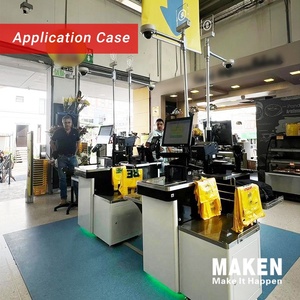 Terminal <span class=keywords><strong>de</strong></span> Pago KR-1900 con Pantalla Táctil, Kiosco Automatizado <span class=keywords><strong>de</strong></span> Autoservicio, Máquinas <span class=keywords><strong>de</strong></span> Autopago para Supermercados - Product Image 5