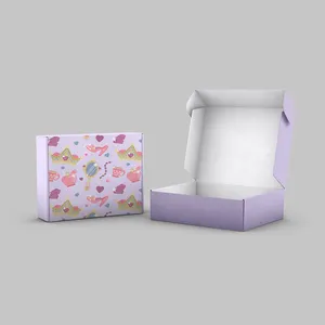 Custom Box Printing Services Cardboard Paper Kraft Box Packaging Airplane Folding Corrugated Box For Shipping