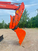 Excavadora Hitachi ZX80 Usada en Japón, 8 Toneladas, Segunda Mano, con Motor y Caja de Cambios, Modelo 2024, Venta de Equipo de Construcción