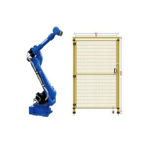 Brazo Robótico Industrial de 6 Ejes Yaskawa GP110 con Valla de Seguridad CNGBS, Estación de Trabajo Robótica de Manipulación Automatizada - Product Image 1