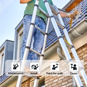 Deliladder 5.0M Aluminium Telescoopladder Fabrikant EN131 CE - Product Image 6