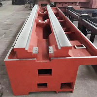 Pièces moulées par procédé de moulage à la mousse perdue, grandes pièces moulées sur machine CNC, en fonte grise et fonte ductile, pour bases de lit, colonnes et bancs de travail