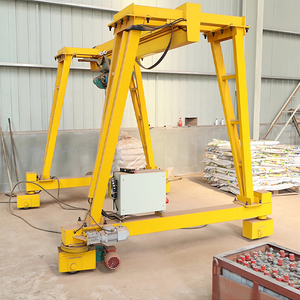 เครนสำหรับอู่ต่อเรือแบบเคลื่อนย้ายได้คานเดียวขนาด3ตันคานเหล็กรอกไฟฟ้าแบบพกพา - Product Image 1