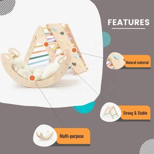 Piklers Triangle Juego de marco de escalada interior plegable Montessori Inspirado Estructura de juego para niños pequeños - Product Image 5
