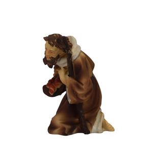 ZICOM Figurine de la Nativité peinte à la main, Berger agenouillé de 11 cm, Allemagne, pour figurines et jouets de Noël (9069-K001-21) - Product Image 3