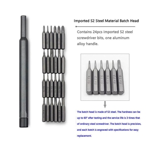 HONGYI Kit Alat Obeng Komputer Multi Kecil, Sekrup Mini Magnetik, Kit Presisi Saku Perbaikan Telepon 25 Dalam 1 - Product Image 3